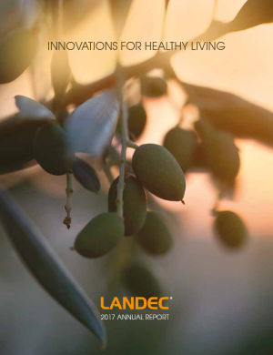 Landec 2017 Annual Report (including Proxy & 10-K)