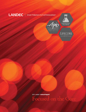 Landec 2012 Annual Report (including Proxy & 10-K)